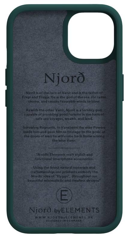 Kryt na mobil Njord Jord na Apple iPhone 13 zelený