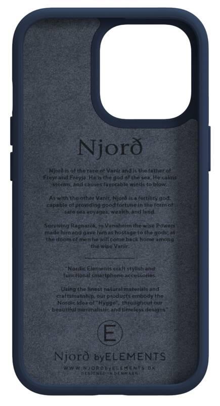 Kryt na mobil Njord Vatn na Apple iPhone 13 Pro modrý