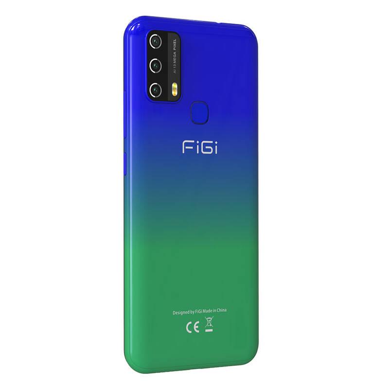 Mobilní telefon Aligator FiGi Note 3 modrý zelený