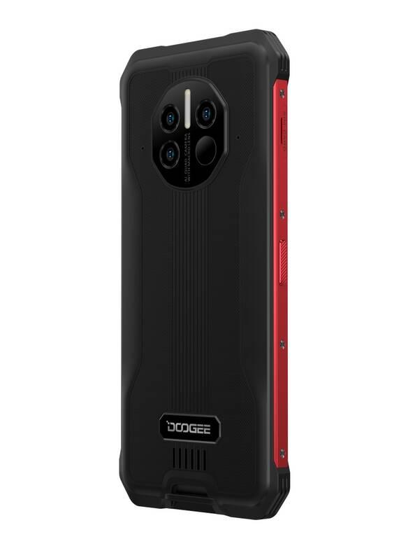 Mobilní telefon Doogee V10 5G černý červený