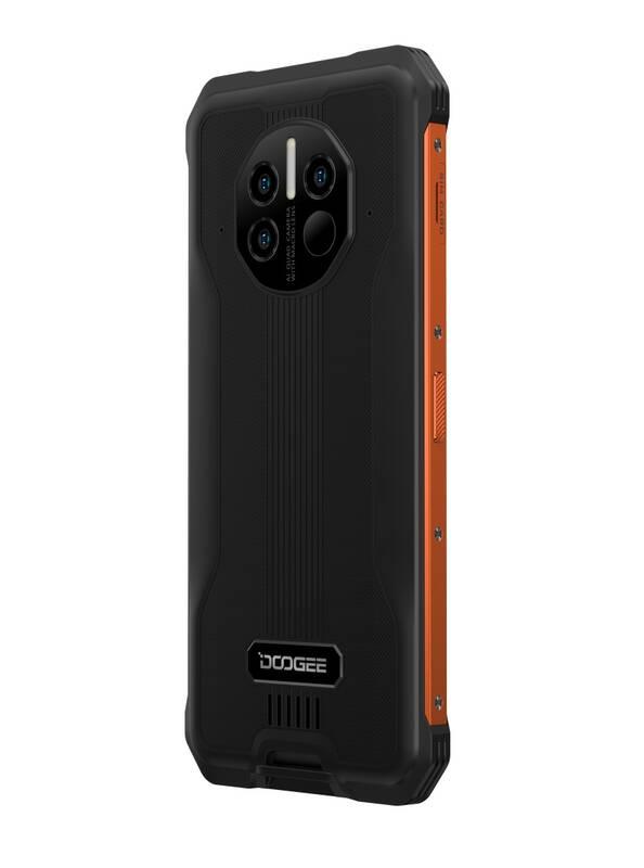 Mobilní telefon Doogee V10 5G černý oranžový