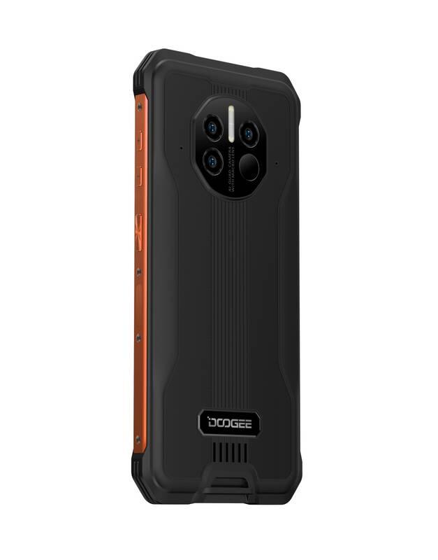 Mobilní telefon Doogee V10 5G černý oranžový