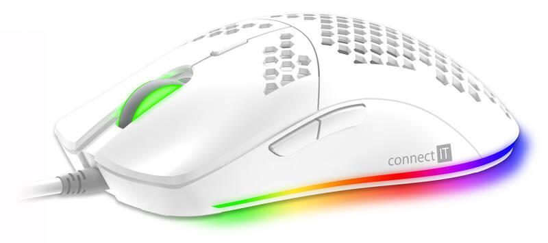 Myš Connect IT Battle Air bílá