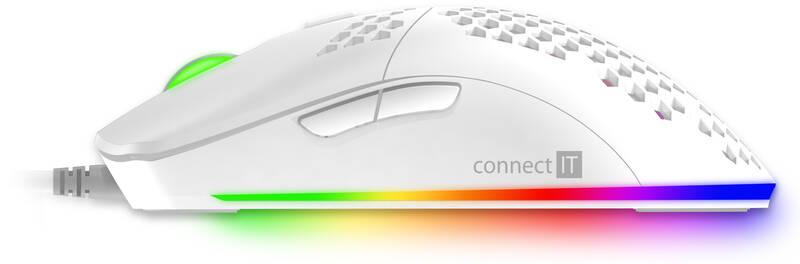 Myš Connect IT Battle Air bílá