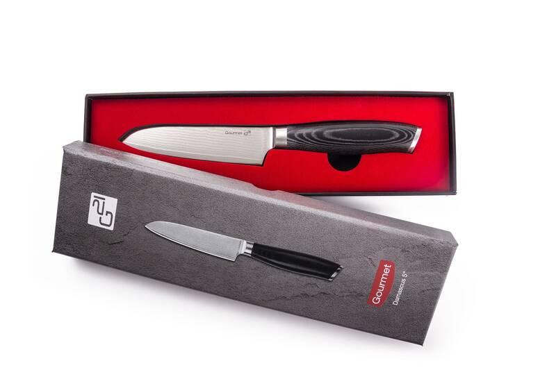 Nůž SANTOKU G21 Gourmet Damascus SANTOKU, 13 cm