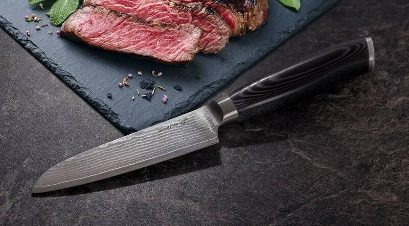 Nůž SANTOKU G21 Gourmet Damascus SANTOKU, 13 cm