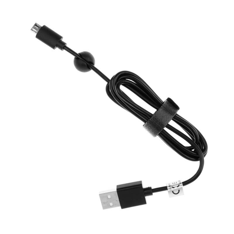 Organizér na kabely FIXED Stickies, 6 ks, velikost S černé