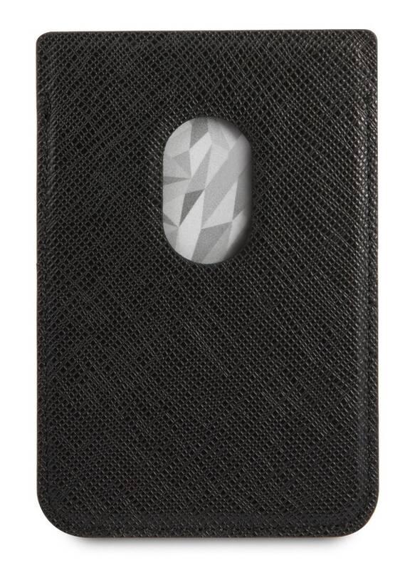 Peněženka Guess Saffiano Cardslot Metal Logo černá