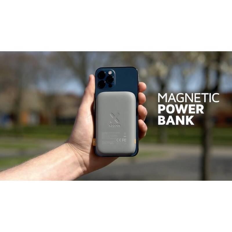 Powerbank Xtorm Magnetic Wireless 5000mAh šedá