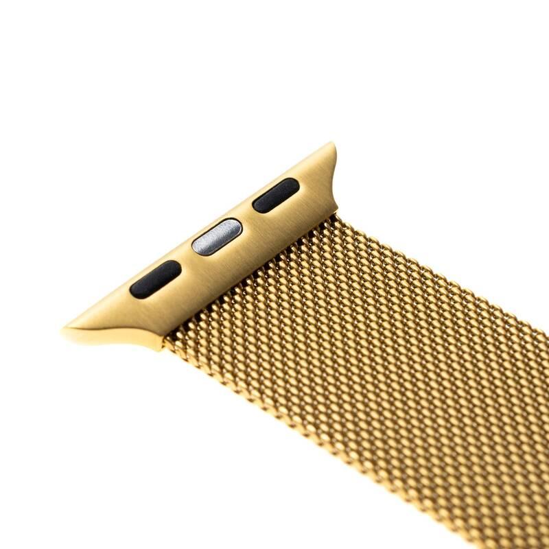 Řemínek FIXED Mesh Strap na Apple Watch 38 40 41mm zlatý