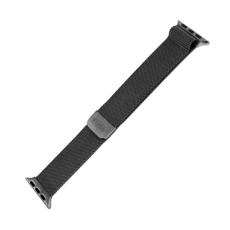 Řemínek FIXED Mesh Strap na Apple Watch 42 44 45mm černý