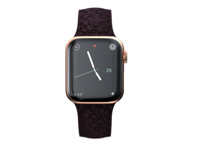 Řemínek Njord Eldur na Apple Watch 42 44 45mm fialový