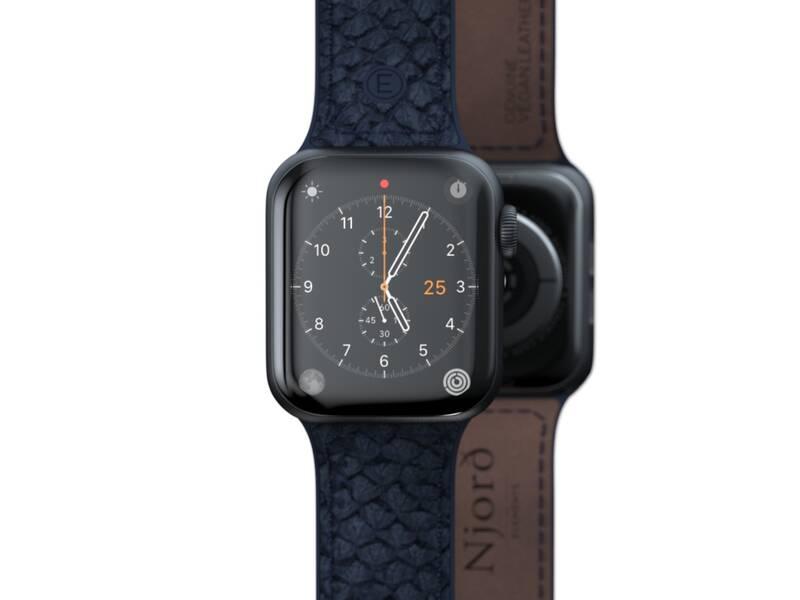 Řemínek Njord Vatn na Apple Watch 38 40 41mm modrý