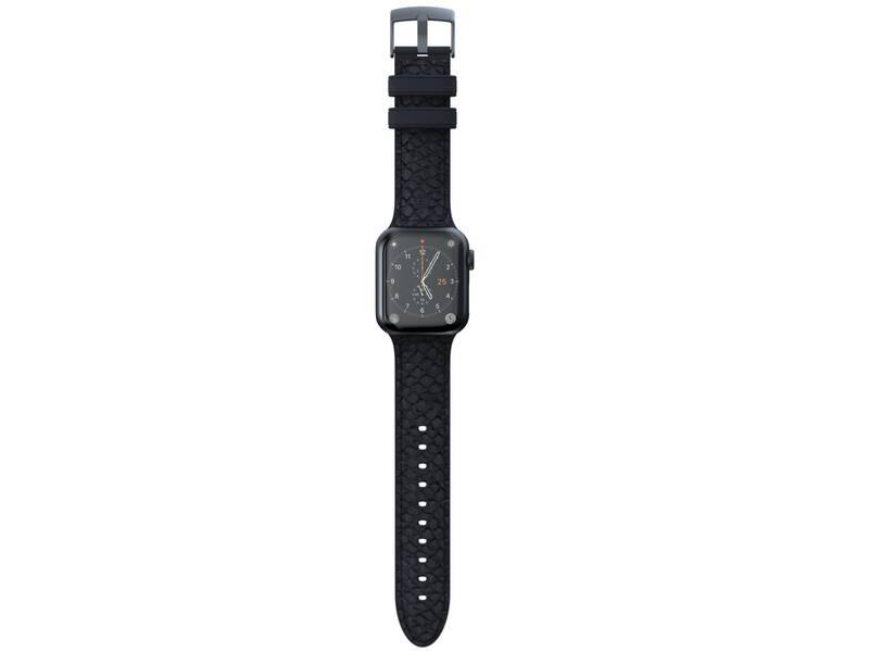 Řemínek Njord Vindur na Apple Watch 38 40 41mm šedý