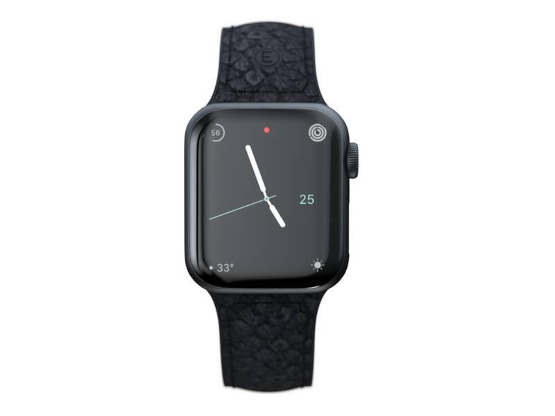Řemínek Njord Vindur na Apple Watch 38 40 41mm šedý