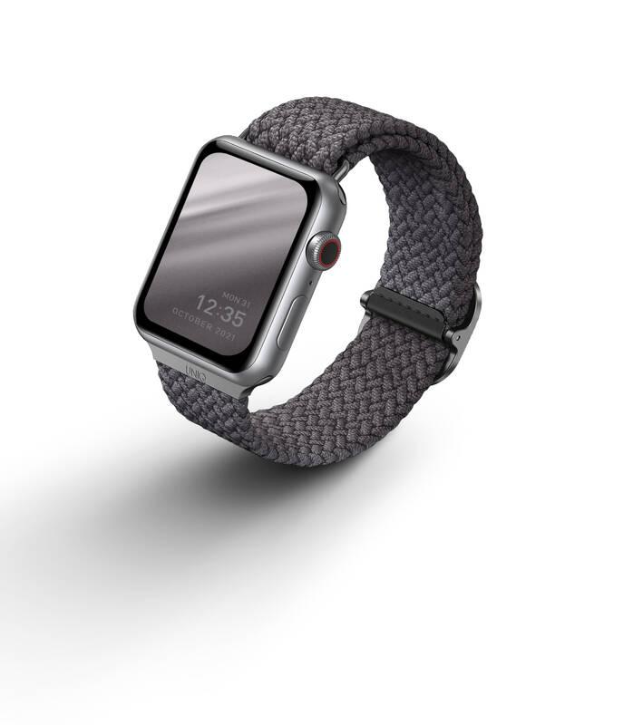 Řemínek Uniq Aspen na Apple Watch 38 40 41mm šedý