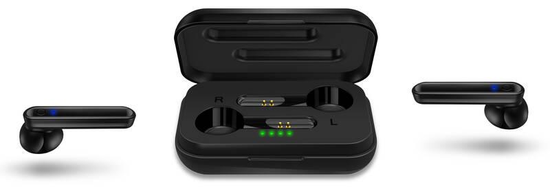 Sluchátka Connect IT True Wireless SonicBass černá