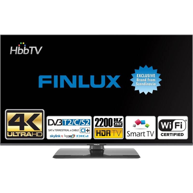 Televize Finlux 55FUF8261 černá, Televize, Finlux, 55FUF8261, černá