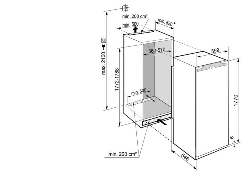Chladnička Liebherr Pure IRf 5101 bílá