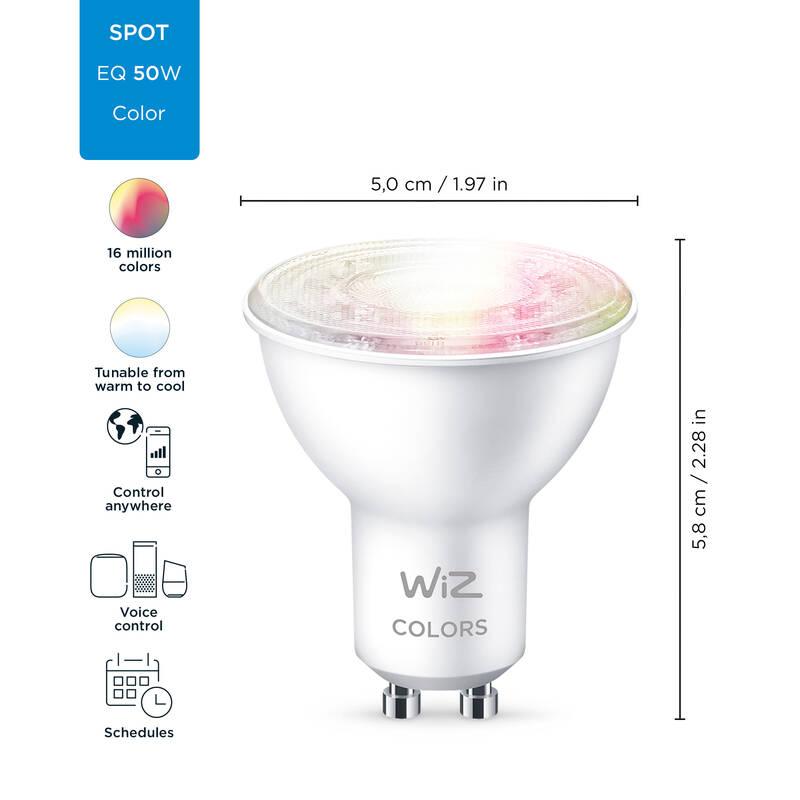 Chytrá žárovka WiZ Colors 4,9W GU10