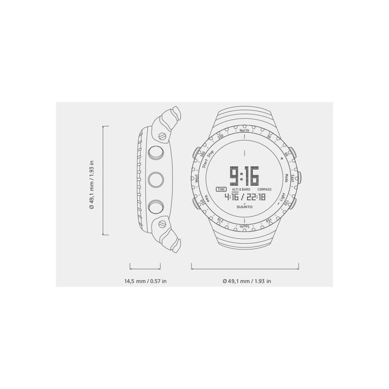 Chytré hodinky Suunto Core Regular Black, Chytré, hodinky, Suunto, Core, Regular, Black