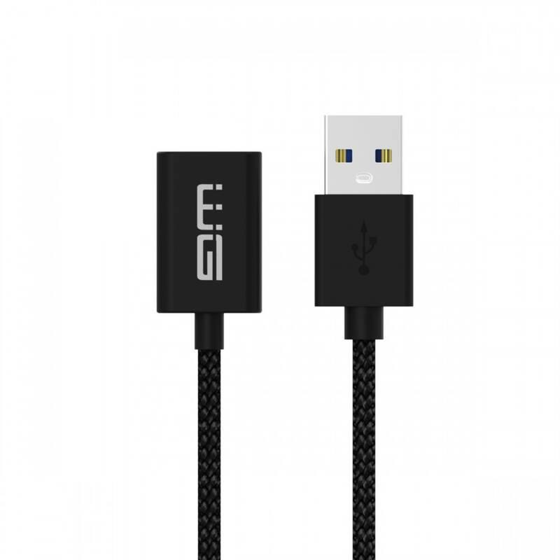 Kabel WG USB USB prodlužovací, 3m černý