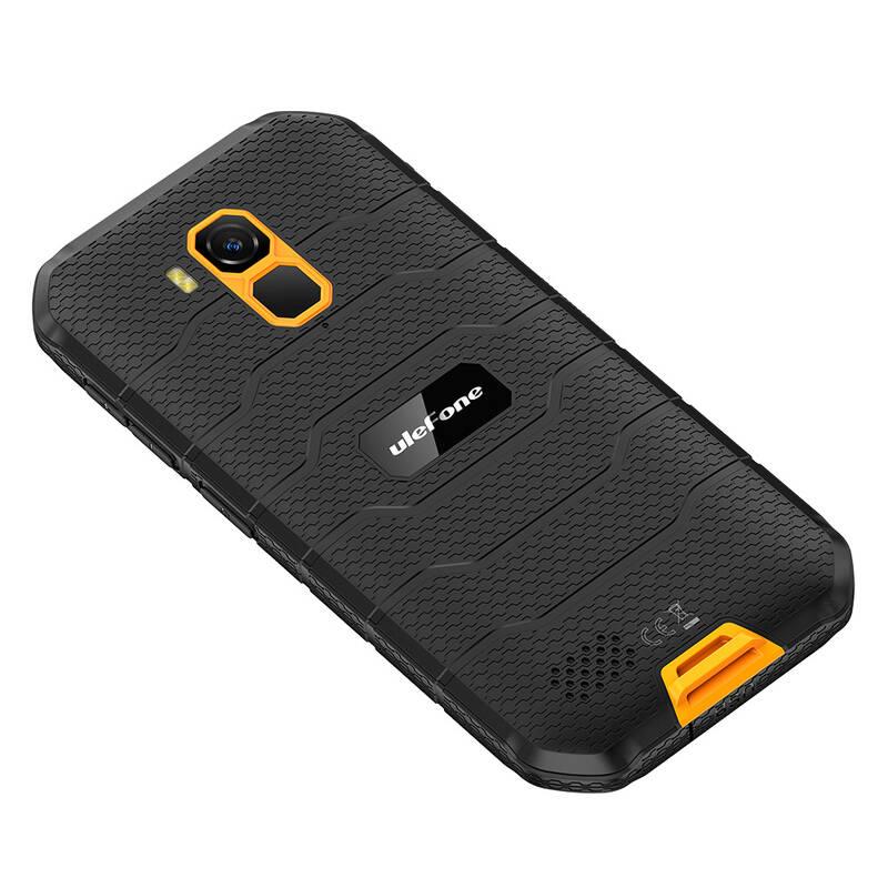 Mobilní telefon UleFone Armor X7 PRO černý oranžový