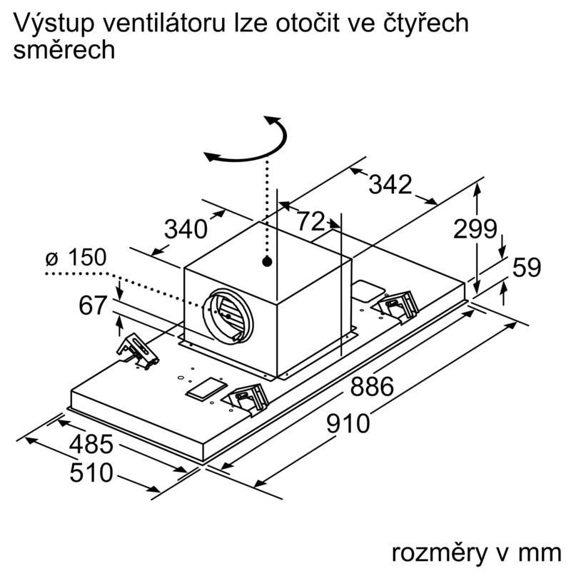 Odsavač par Bosch Serie 8 DRC99PS20 bílý