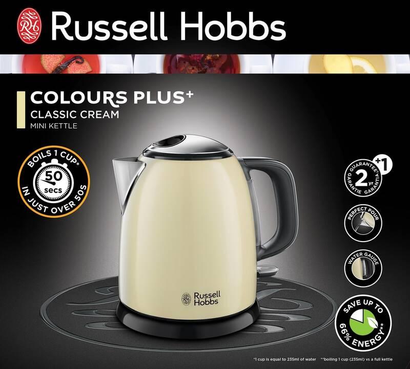 Rychlovarná konvice RUSSELL HOBBS 24994-70 Mini Cream krémová
