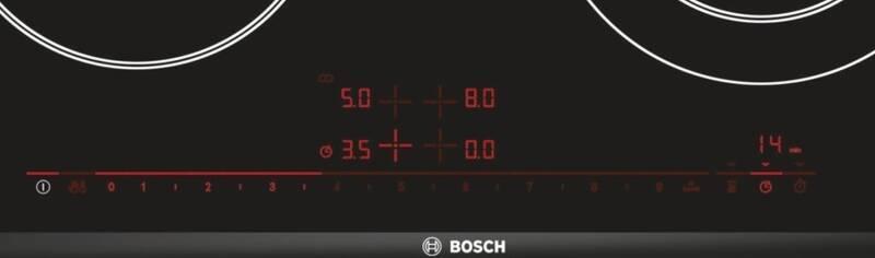 Sklokeramická varná deska Bosch PKN675DP1D černá