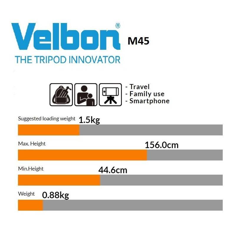 Stativ Velbon M45, Stativ, Velbon, M45