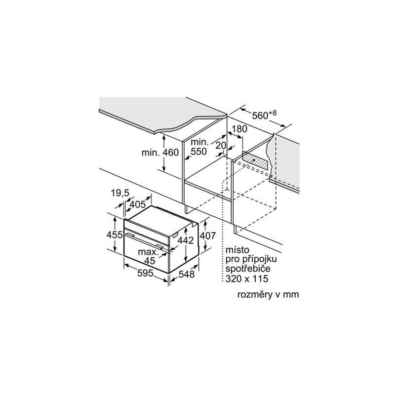 Trouba Bosch CMG633BW1 bílá