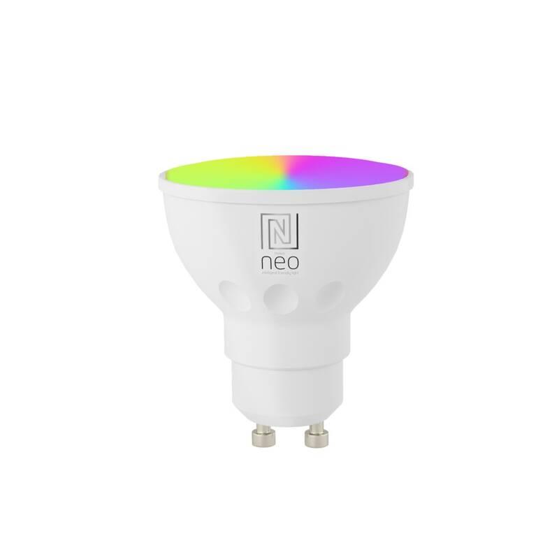 Chytrá žárovka IMMAX NEO SMART LED GU10 6W RGB CCT barevná a bílá, stmívatelná, WiFi, 3ks, Chytrá, žárovka, IMMAX, NEO, SMART, LED, GU10, 6W, RGB, CCT, barevná, a, bílá, stmívatelná, WiFi, 3ks