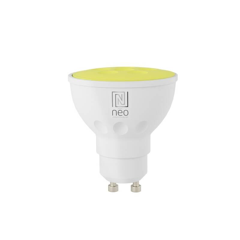 Chytrá žárovka IMMAX NEO SMART LED GU10 6W RGB CCT barevná a bílá, stmívatelná, WiFi, 3ks