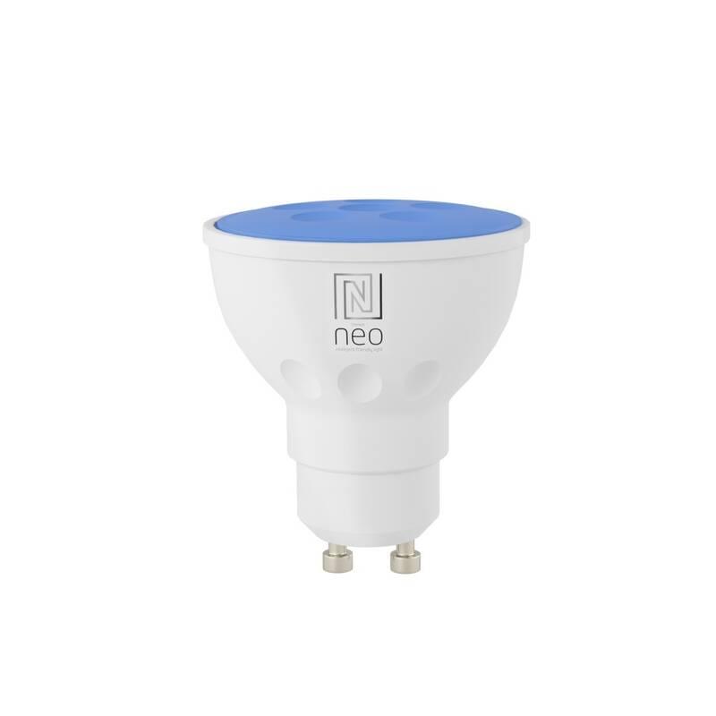 Chytrá žárovka IMMAX NEO SMART LED GU10 6W RGB CCT barevná a bílá, stmívatelná, WiFi, 3ks