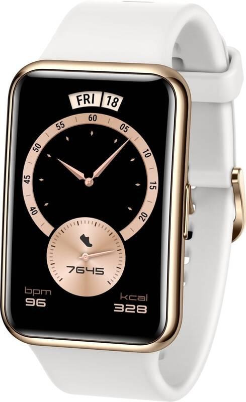 Chytré hodinky Huawei Watch Fit Elegant bílé, Chytré, hodinky, Huawei, Watch, Fit, Elegant, bílé