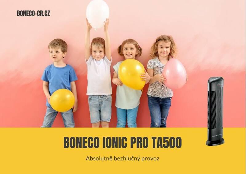 Čistička vzduchu Boneco Ionic Pro Turbo TA500 černá, Čistička, vzduchu, Boneco, Ionic, Pro, Turbo, TA500, černá