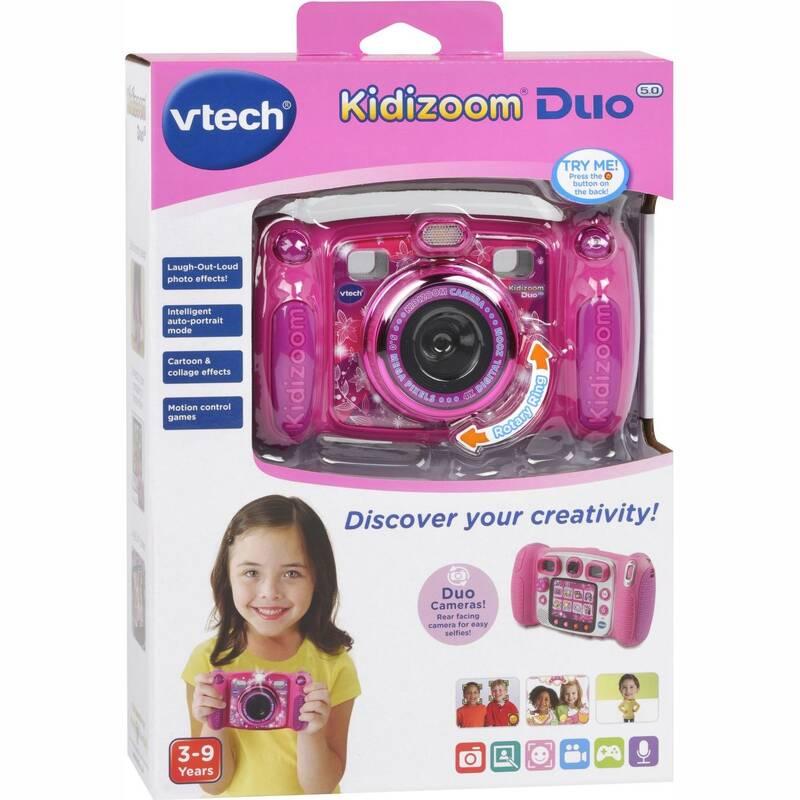 Digitální fotoaparát Vtech Kidizoom Duo MX 5.0 růžový
