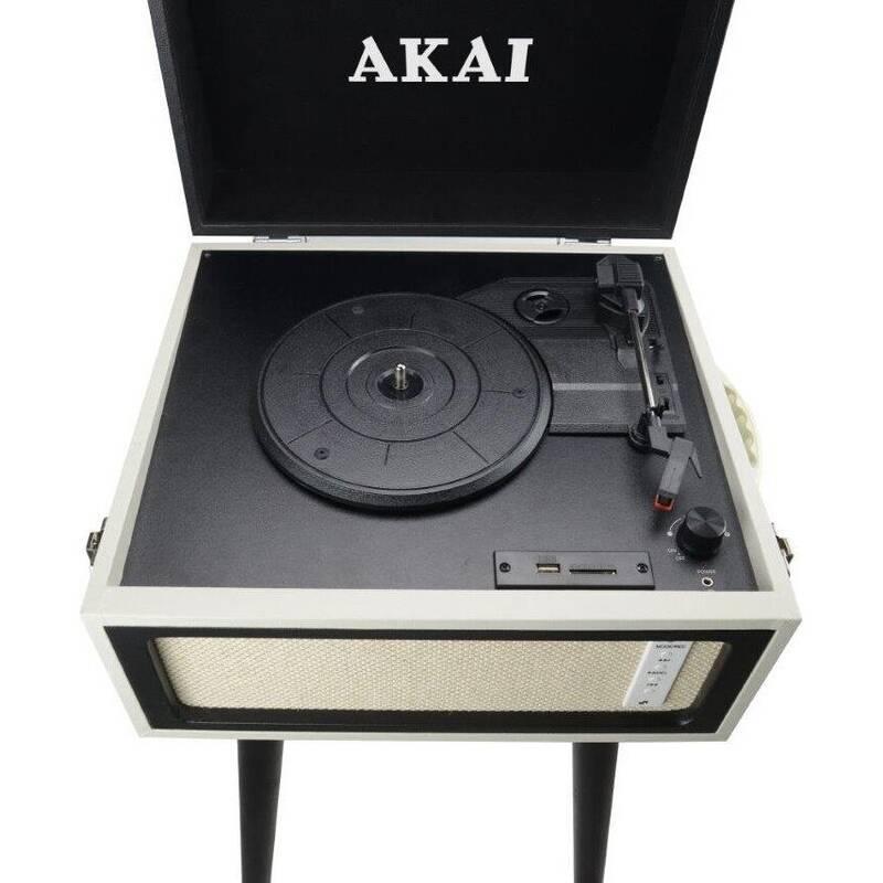 Gramofon AKAI ATT-100BT černý šedý