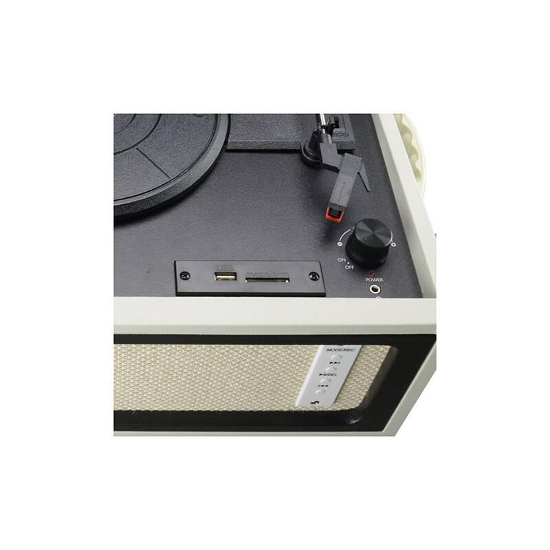 Gramofon AKAI ATT-100BT černý šedý