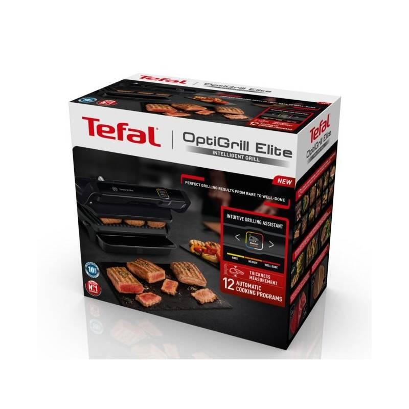 Gril Tefal GC750830 OptiGrill Elite černý
