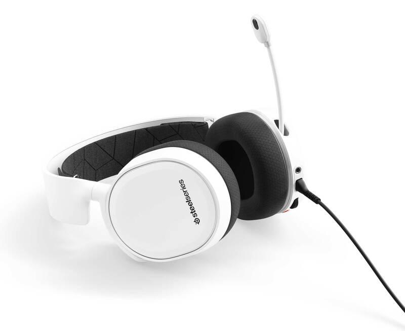 Headset SteelSeries Arctis 3 bílý