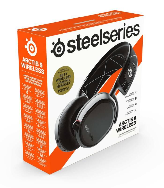 Headset SteelSeries Arctis 9 černý, Headset, SteelSeries, Arctis, 9, černý