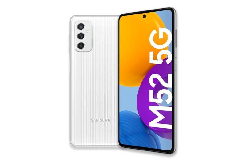Mobilní telefon Samsung Galaxy M52 5G 8GB 128GB bílý