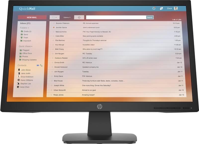 Monitor HP P22va G4 černý