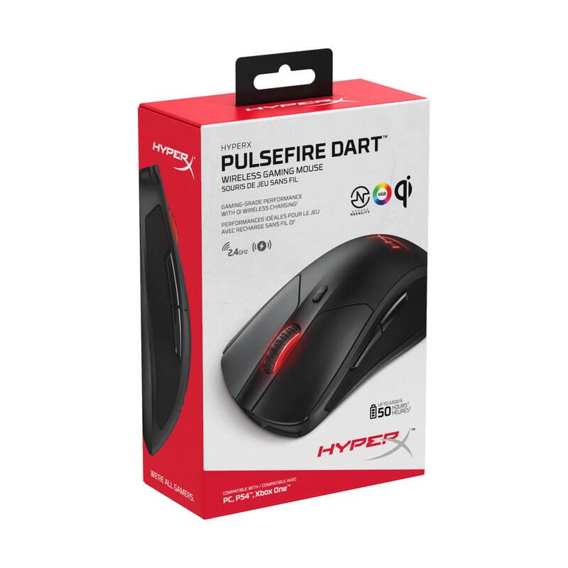 Myš HyperX Pulsefire Dart černá