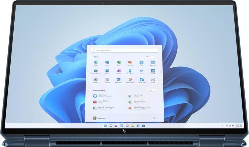 Notebook HP Spectre x360 16-f0001nc modrý