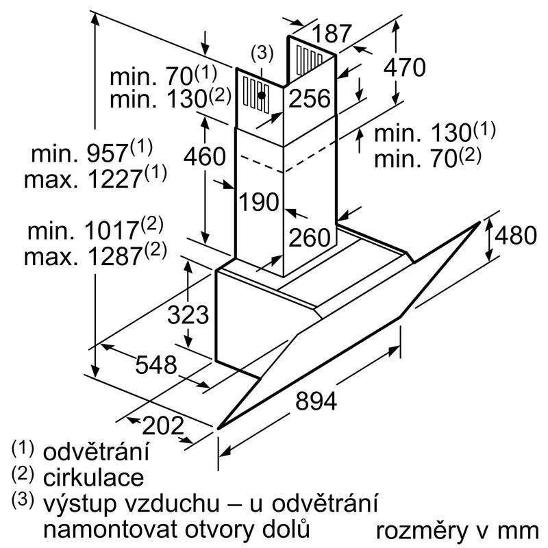 Odsavač par Bosch DWK98PR20