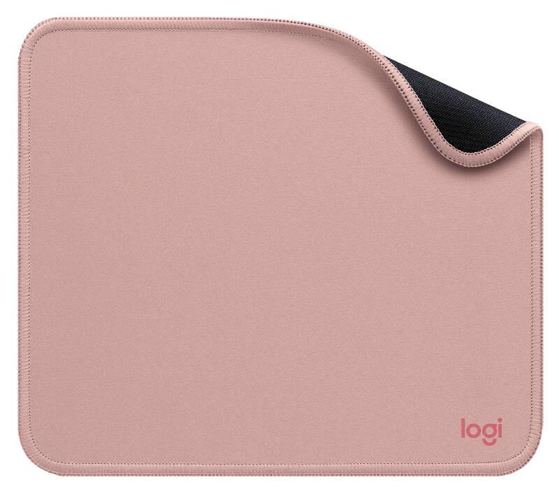 Podložka pod myš Logitech Mouse Pad Studio Series, 20 x 23 cm růžová