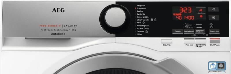 Pračka AEG L7FNE49SCA Autodose bílá